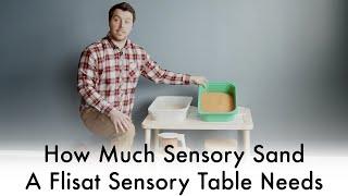 How Much Sand You Need For An Ikea Flisat Sensory Table | Jurassic Sands