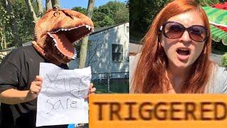 TRIGGERSAURUS YARD SALE FAIL! TOYSRUS SHOPPING FOR WWE TOYS FAN MEET UP!