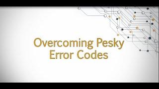 Overcoming Pesky Error Codes-SEO