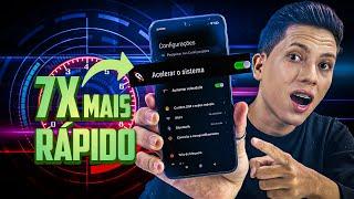 CELULAR LENTO? Como deixar o CELULAR mais RÁPIDO!!! 7× MAIS VELOZ 