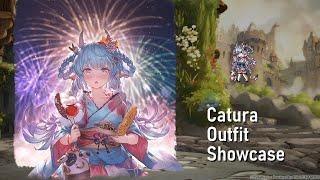 Catura Yukata Outfit - Midsummer Lights' Dream GBF Animation Showcase