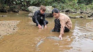 Meet a giant school of fish, catch them and bring them to the market to sell - Homeless Boy