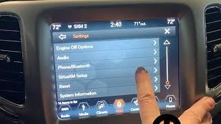 How to Locate Sirius XM Subscription Information on the UConnect 4C Radio