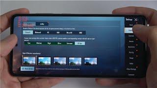 Samsung Galaxy A52 test game PUBG 90 FPS Smooth Graphics