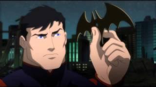 Бэтмен и Зеленый Фонарь против Супермена - Бой
