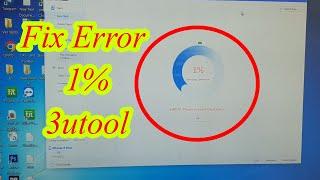 Two way fix Error 1% in 3utool / iPhone Restore error 1% Solution