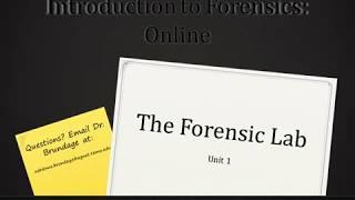 1 7 The Forensic Lab Recorded