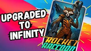 Rocket Racoon Variant Upgraded to Infinity - Marvel Snap