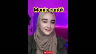 jilbab coklat manis cantik