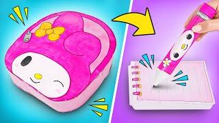 Back To School Paper Crafts || My Melody Style Fun DIYs 