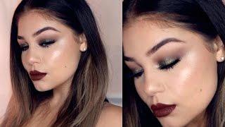 OLIVE Green Eyes & Bold Lip | USING ALL NEW PRODUCTS! | Blissfulbrii