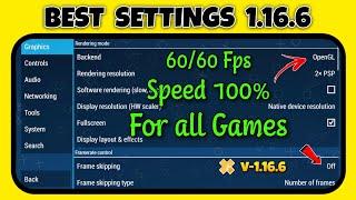 PPSSPP Best Settings Android 1.16.6 | No lag Smooth Gameplay | PSP Gamer