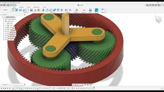 Planetary Gear (Epicyclic gearing) || Fusion 360