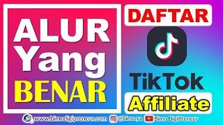 Cara Daftar TikTok Affiliate TANPA Minimal Follower 2022, ALUR YANG BENAR DIJAMIN BERHASIL..!!!