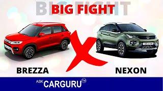 Maruti BREZZA vs Tata NEXON | देशी छोरा और ! Ask CARGURU