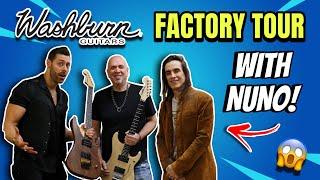 ‼️ We visit the Washburn Custom Shop with NUNO BETTENCOURT!  Stolen Washburns ~ N4 History! 