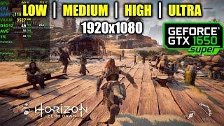 GTX 1650 Super | Horizon Zero Dawn - 1080p All Settings