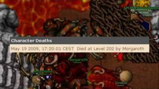 [Tibia Clips]Morgaroth calls GM for help on Harmonia