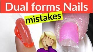 Dual Form Nails - Common MISTAKES