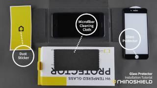 RhinoShield 9H 3D Glass Screen Protector Installation Tutorial