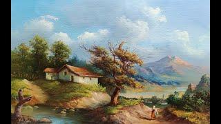 Oil Painting Landscape By Yasser Fayad