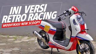 PERDANA! MODIF ALL NEW SCOOPY 2021 - RETRO RACING LOOK #AtenxKatros