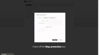 How to set a password for your map