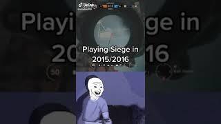 Playing Rainbow Six Siege back in 2015 Vs what is like now in 2022 #shorts #videogames #siege