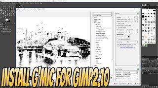 How To Install GMIC To GIMP 2.10 Add Special Filters | Getting Started With GIMP 2.10