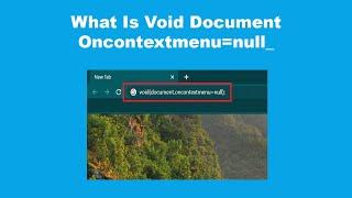 How to Enable The Right Click (Void Document Oncontextmenu=null)