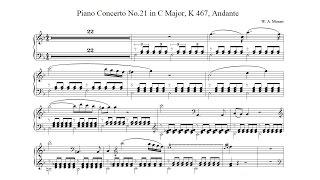 Mozart   Piano Concerto No  21 in C major, K 467   Andante