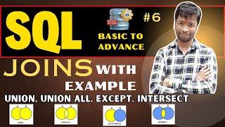 #6 SQL Joins Demystified: UNION, UNION ALL, EXCEPT & INTERSECT!  | GUIDE OF MAD