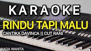  RINDU TAPI MALU Karaoke || Cantika Davinca || Cut Rani