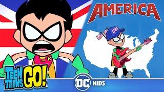 Teen Titans Go! Россия | США против Великобритании | DC Kids