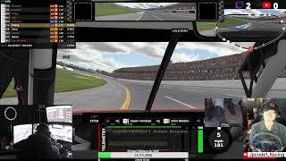 iRacing NASCAR Talladega Class C. Streaming Youtube Live and Twitch.