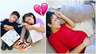 Our PREGNANT Mom is Very SICK She Can't Get Up! *EMOTIONAL* | Jancy Family