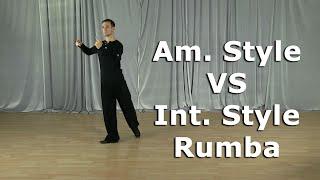 DIfference between American Style & International Style Rumba