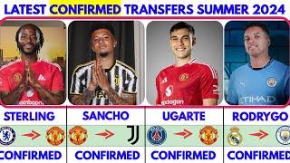 MAN UNITED LATEST CONFIRMED TRANSFER NEWS 2024 STERLING TO UNITED SANCHO TO JUVENTUS UGARTE