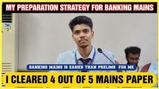 HOW I CLEARED 4 OUT OF 5 MAINS | IBPS PO   IBPS CLERK SBI CLERK