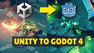 How I recreated my Unity game in Godot 4 | Step by step Godot 4 beginner tutorial