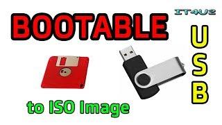 How to convert bootable USB to an ISO image and write it back to bootable usb