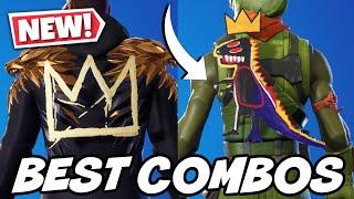 BEST COMBOS WITH *NEW* BASQUIAT'S TUXEDO & CROWNED REX BACKBLINGS (BASQUIAT BUNDLE)! - Fortnite