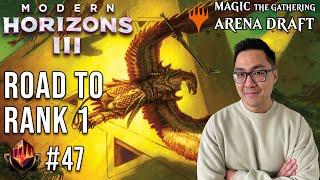 This Was A Total Beating | Mythic 47 | Road To Rank 1 | Modern Horizons 3 Draft | MTG Arena