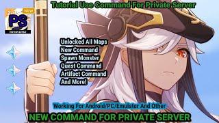 How to use Command on Genshin Private Server 3.1| New Command 