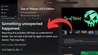 How to Fix Sea of Thieves Not Installing Error 0x87e0000d Xbox App/Microsoft Store On PC