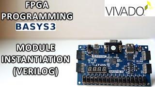 FPGA Programming with Verilog: Module Instantiation