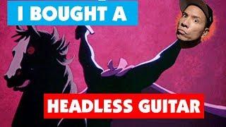 I Bought A HEADLESS GUITAR! - Unboxing and Demo