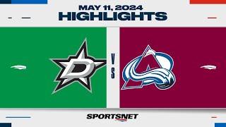 NHL Game 3 Highlights | Stars vs. Avalanche - May 11, 2024