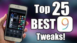 Top 25 Best Cydia Tweaks for iOS 9 - 9.0.2!