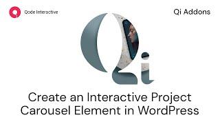 How to Create an Interactive Project Carousel using Elementor Addons in WordPress